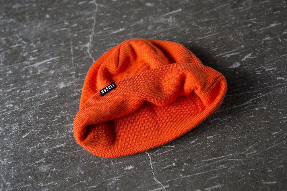 NOBULL Fitted Beanie - Hunter Orange - Ireland (4176LIOMW)